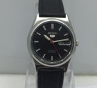 Seiko 5 Automatic 7S26-0450 Black Dial Day/Date Vintage Men’s Watch