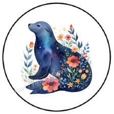 FLORAL SEAL ENVELOPE SEALS LABELS STICKERS PARTY FAVORS