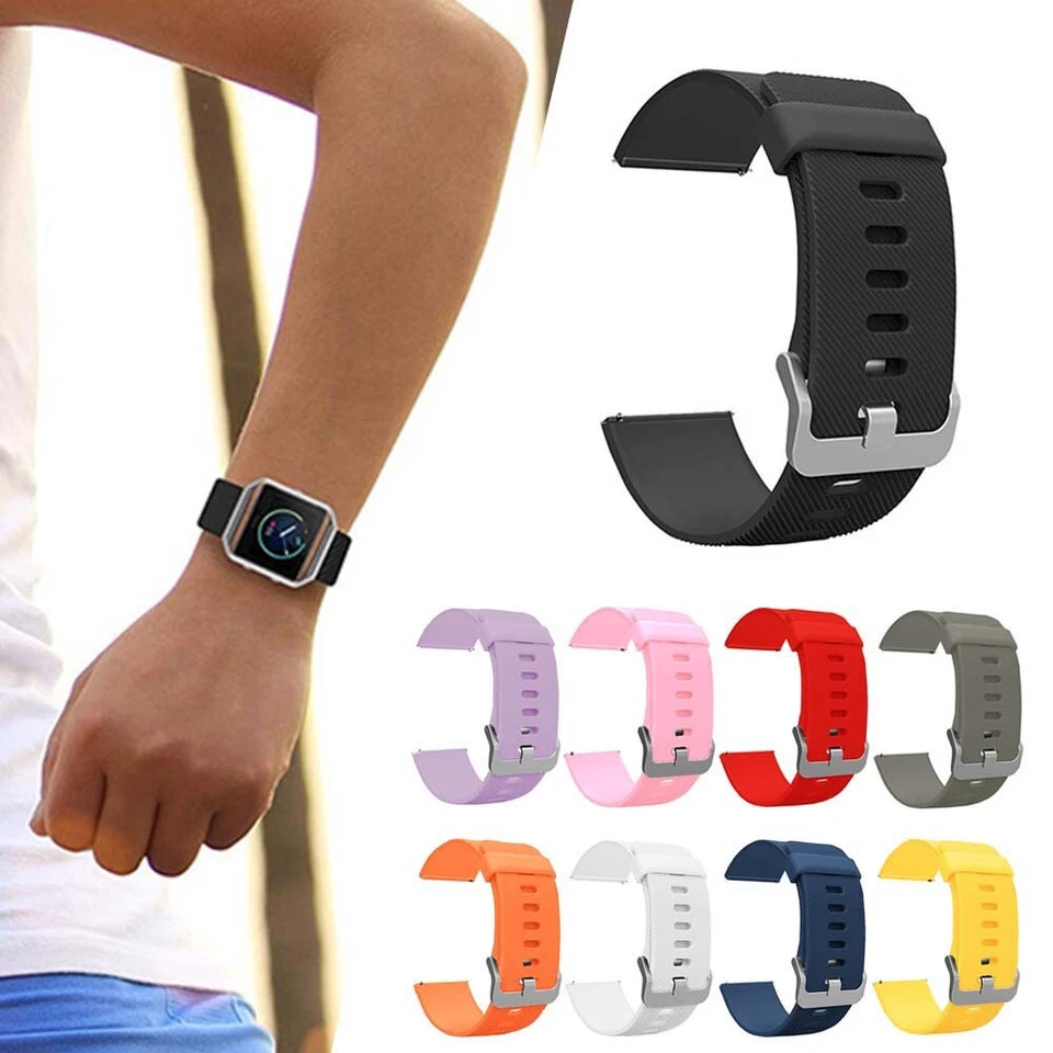 Sportgurtband Uhrengurt Armband Silikon Für Fitbit Blaze Ersatzeme В С - Bild 3 von 4