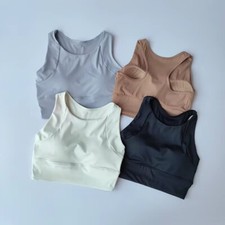 All-in-one Shock-proof Sports Vest Running Breathable Full-cup Vest Fitness Bra