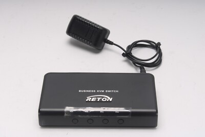 Reton KS-1004U Business KVM Switch With Power Supply
