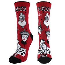 Ladies Novelty Disney Villians Socks  Disney Gifts for Women