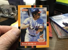 1988 Donruss Baseball's Best # 229 BROOK JACOBY INDIANS