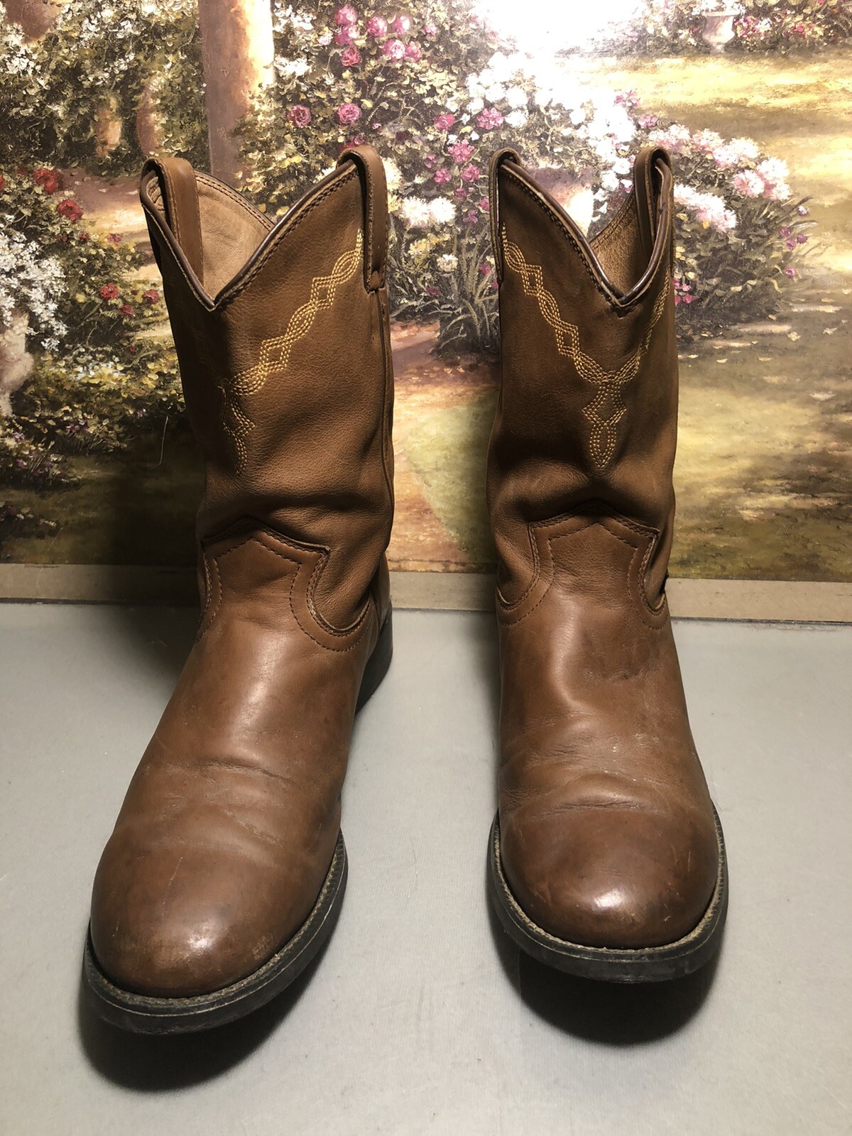 Justin Work Boots J-Flex Mens sz 9 