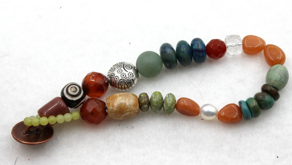 Multicolor - Handcrafted Stone Work Bracelet 08 main image 1