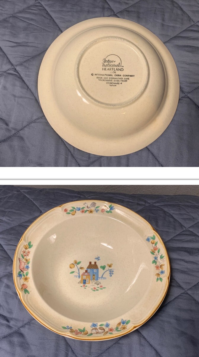 International Stoneware Japan Heartland Dinner Plates/Bowls 7774 7