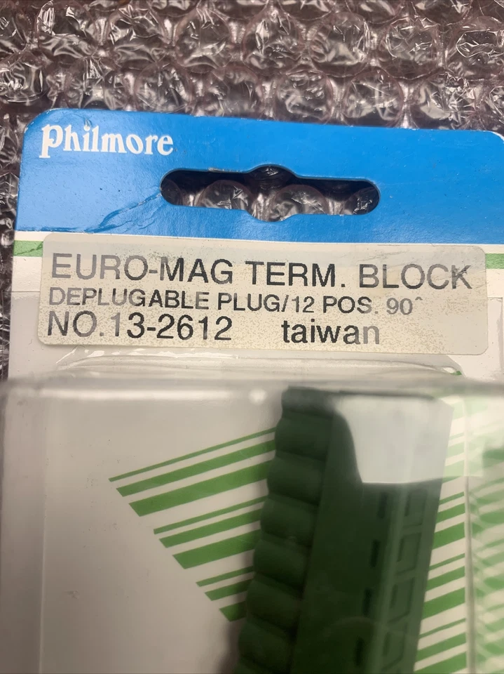 New Euro Mag Terminal block 12 position depluggable plug 13-2612 - Image 2 of 4