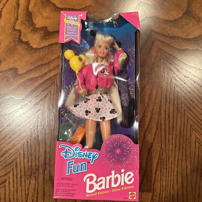 SEALED VINTAGE 1994 DISNEY Fun BARBIE Doll (2nd) Edition MATTEL 11650
