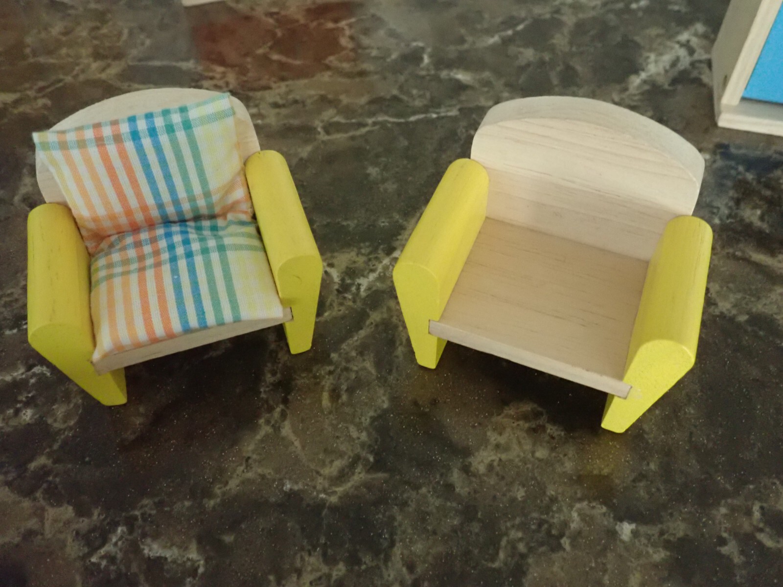 Plan Toys 10 Piece Assortment Wooden Dollhouse Furniture eBay