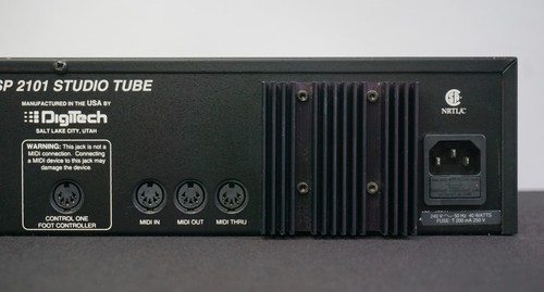 Digitech GSP-2101 Studio Tube Preamp/Multi Effects Guitar Processor Gold Limited - Picture 20 of 22