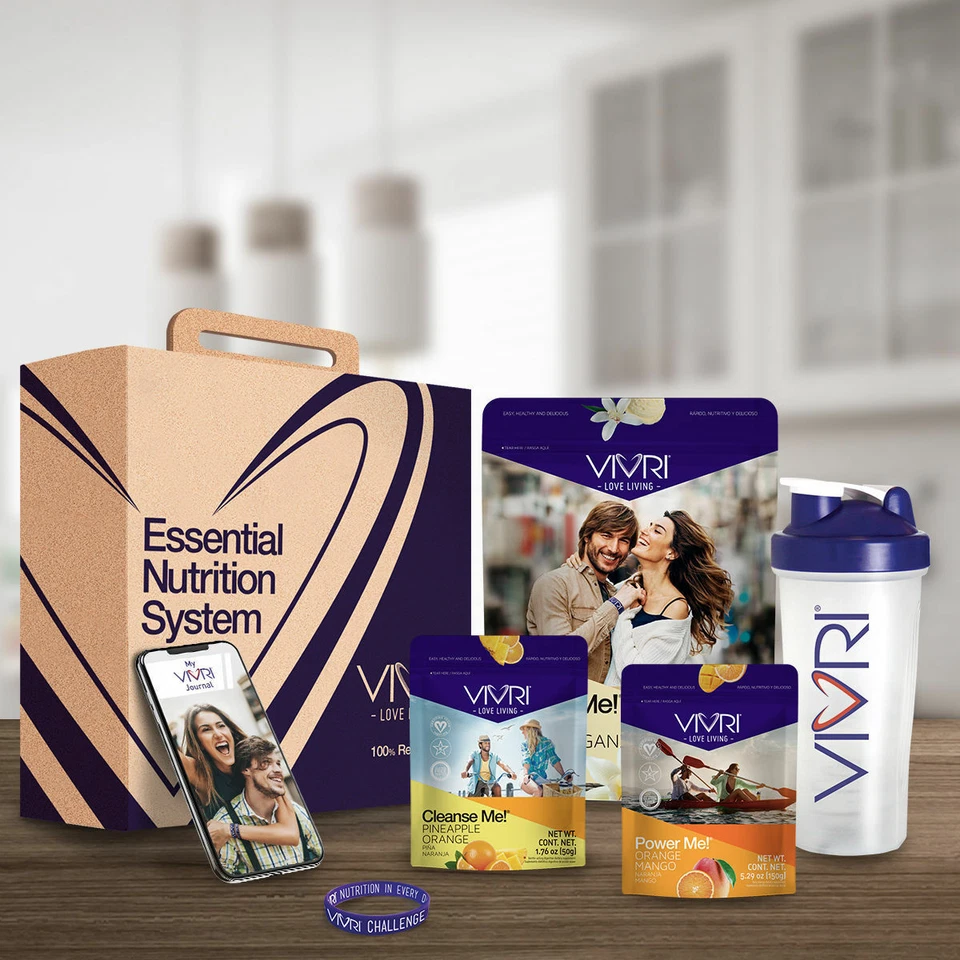 NUEVO VIVRI Essential Nutrition Kit de reemplazo de comidas de desafío de 10 días - TODOS LOS SABORES Foto 3 de 4