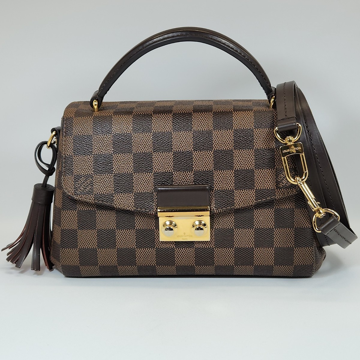Louis Vuitton Croisette Damier Ebene Canvas Handbag N53000