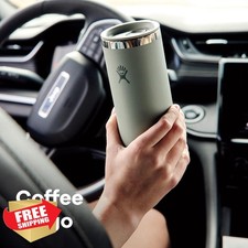 Hydro Flask Travel Coffee Tumbler 20oz Beachplum Purple Insulated