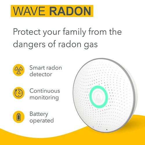 Airthings 2950 Wave Radon Smart Indoor Radon Monitor/Detector, 2nd Generation - Picture 17 of 20