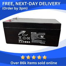 Aquatec BELUGA & FORTUNA Bath Lift Replacement Battery (12V 3.2Ah AGM)