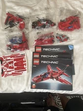 LEGO TECHNIC 9394 Jet Plane (With Instructions) 98% complete, (open bags)