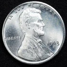1943-S Steel Lincoln Wheat Penny Uncirculated BU - San Francisco Mint