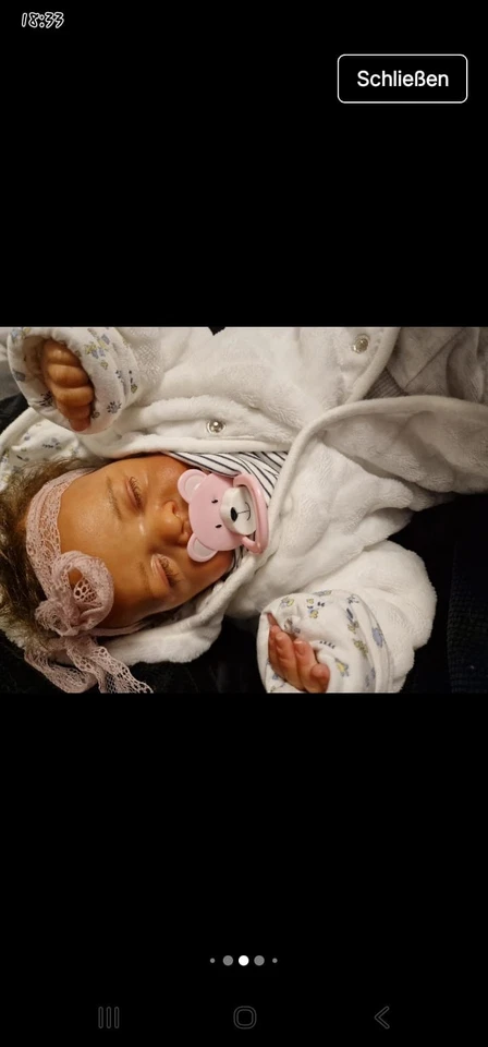 ❗️MIT ZERTIFIKAT❗️Gudrun Legler Rebornbaby Romy, Reborndollkit - Bild 4 von 4