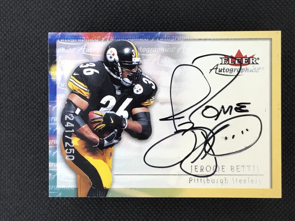 Jerome Bettis Football Autographed Sports Trading Cards for sale