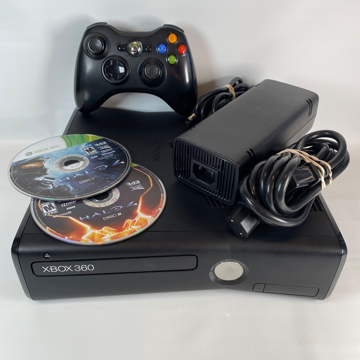 Microsoft Xbox 360 Slim 4GB Video Game Console Halo Console