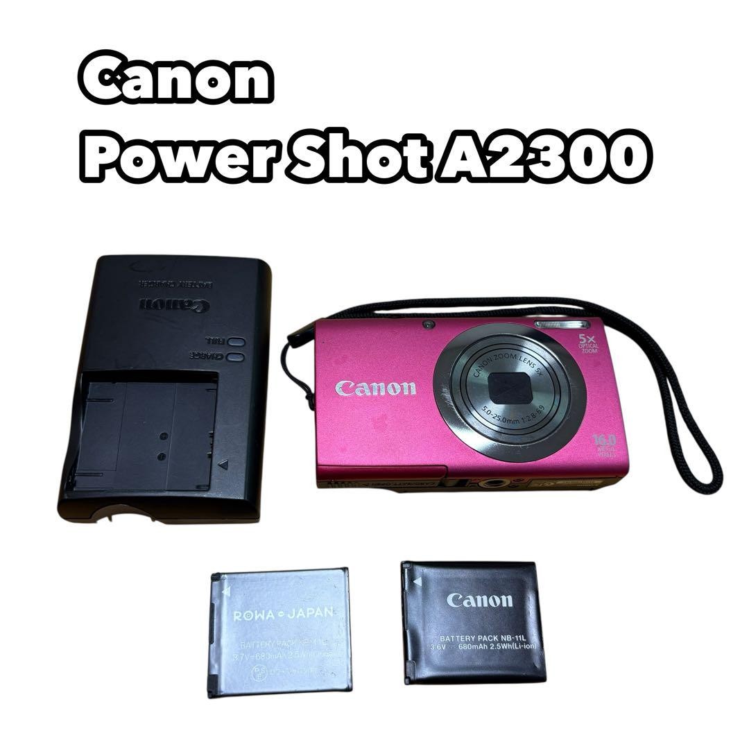 ✨【Canon PowerShot A2300 ピンク】✨ MINT] Canon PowerShot A2300 Pink 16.0 MP Digital Camera