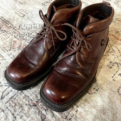 VTG Pelle Pelle Marc Buchanan Y2K Brown Leather Chukka Boots  display picture 3