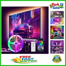 Dynamic 9.84ft Music Sync LED Strip Lights with App Control  Timer Function