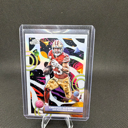 2025 Topps Chrome Cosmic Christian McCaffrey White Hole 49ers SSP