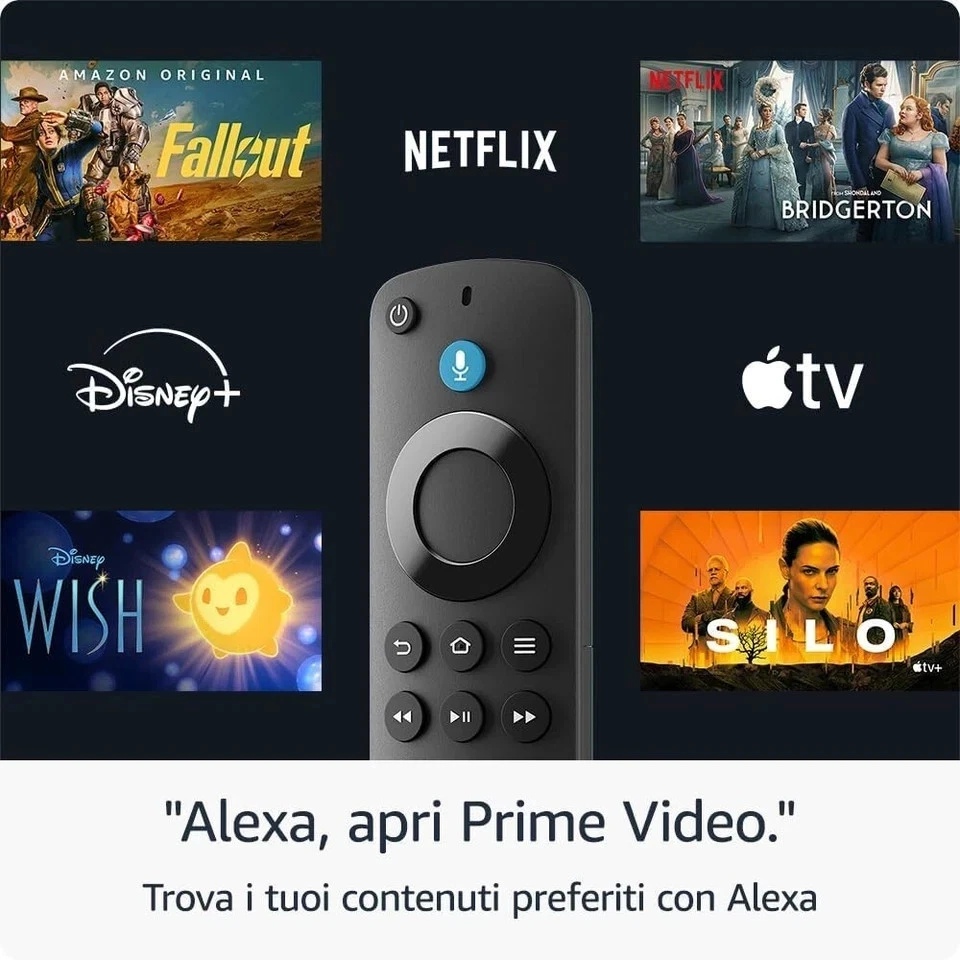 Fire TV Stick HD Amazon Streaming Wi-Fi 5 Dolby Vision Telecomando Vocale Alexa - Imagen 4 de 4