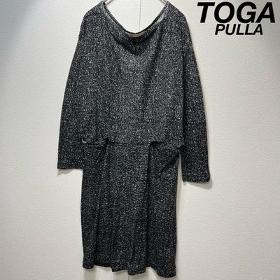 TOGA PULLA All-over pattern, deformed design, three-quarter sleeve dress 1