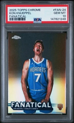 2025 Topps Chrome Kon Knueppel Base (PSA 10)