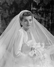 Patricia Kennedy Lawford Peter Lawford Photo 8x10 Wedding Portrait 1954 New York