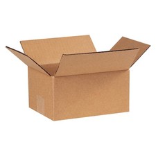 GRAINGER APPROVED 22XK18 PK 25 Shipping Box,7x6x4 in 22XK18