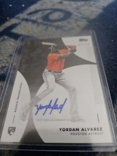2020 Topps Rookie Progression Hot Yordan Alvarez RC Auto #97/99🔥 Sharp Corners