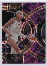 2024 Panini Select WNBA Premier Level Purple Ice Prizm 22/149 A'ja Wilson 1jb0