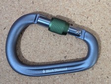 Black Diamond PearLock Screwgate Locking Carabiner 23 8 4"
