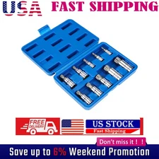 Triple Square Alloy steel bits Socket kit 12 Points with Carrying Case