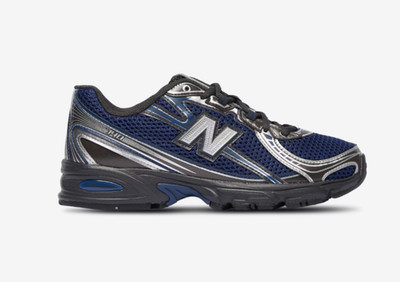 New Balance 740 Blue Black Silver G7408MX GS SZ 4Y-7Y Boys Womens