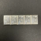 5 x 1-Gram SILVER  999 PURE Valcambi Combibar Swiss Fractional Lot