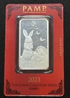 2023 PAMP Suisse Lunar Series Year of the Rabbit 1oz .999 Fine Silver in Assay