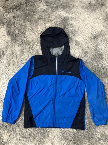 Columbia Sportswear Co. Boy's Blue Lightweight Rain Jacket Size Xs 6/7