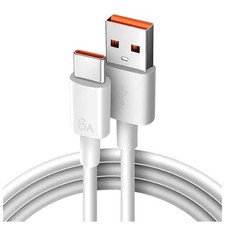 1M USB-C Cable for Xiaomi - 120W Max Charge, 6A Speed, 480 Mbps Transfer