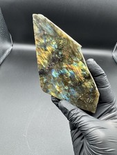 Natural Labradorite Quartz Crystal Mineral Healing
