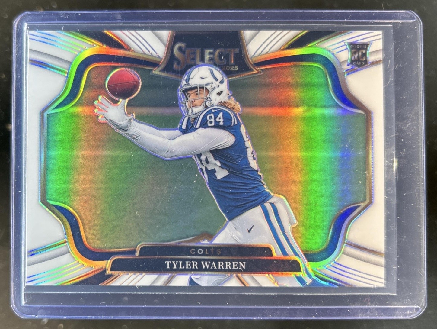 2025 Panini Select Tyler Warren Field Level White Prizm Rookie RC #/35 Colts