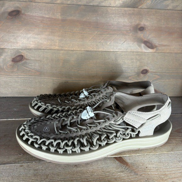 scarpe keen uneek uomo taglia 12 beige sandali sportivi da passeggio escursionismo
