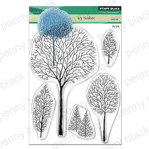 Penny Black Clear Stamps - Icy Timber 31-179