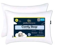 Almohada de cama ecológica Serta Perfect para dormir cómoda, paquete de 2.