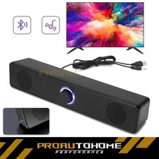Stereo Bass Sound Computer Speakers 3.5mm USB Wired Soundbar for Desktop Laptop