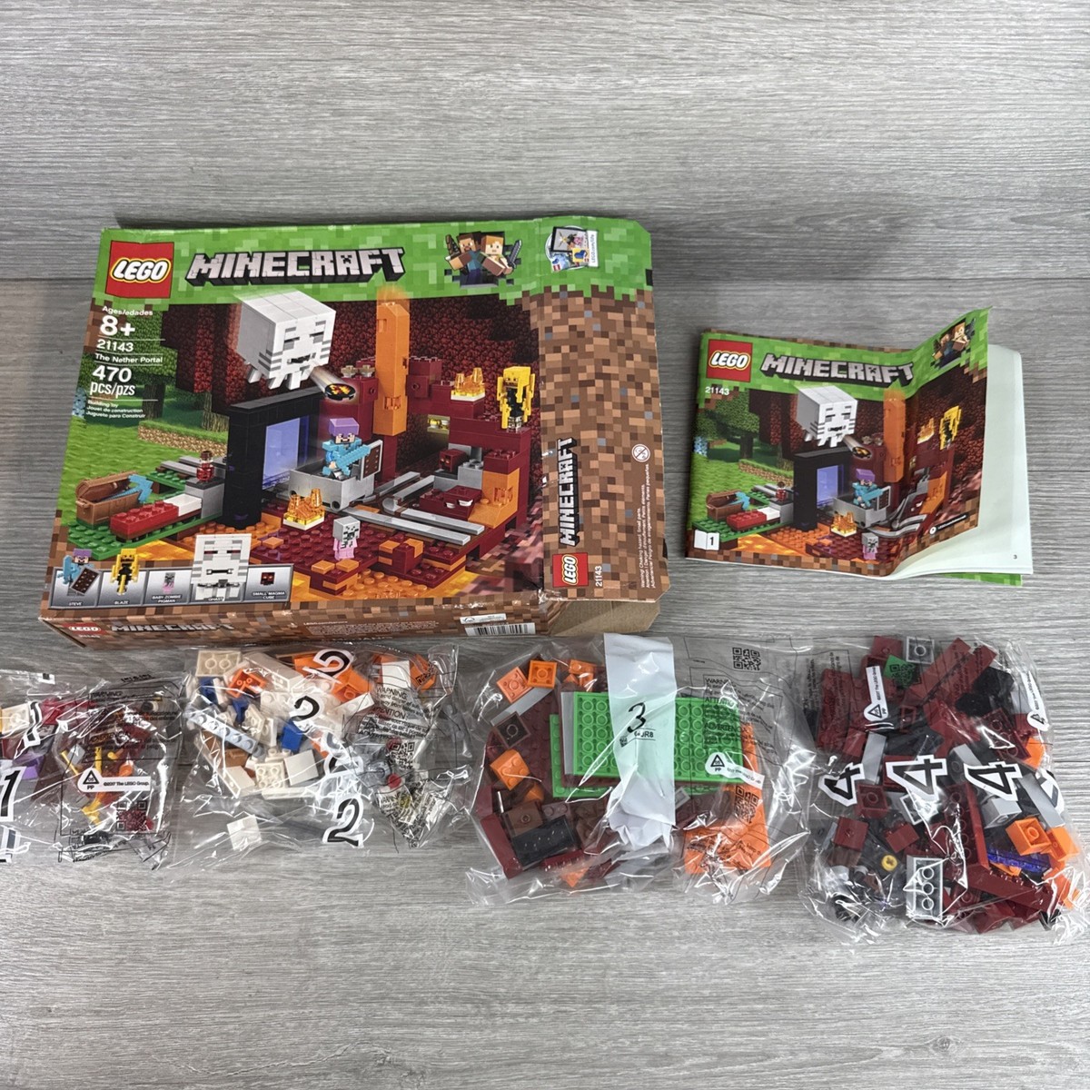 LEGO Minecraft: The Nether Portal (21143) for sale online