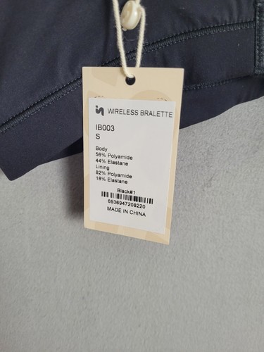 Sujetador INLYRIC Mujer Inbarely Triángulo Bralette Inalámbrico Sin Forro Cuello en V Pequeño - Imagen 5 de 5